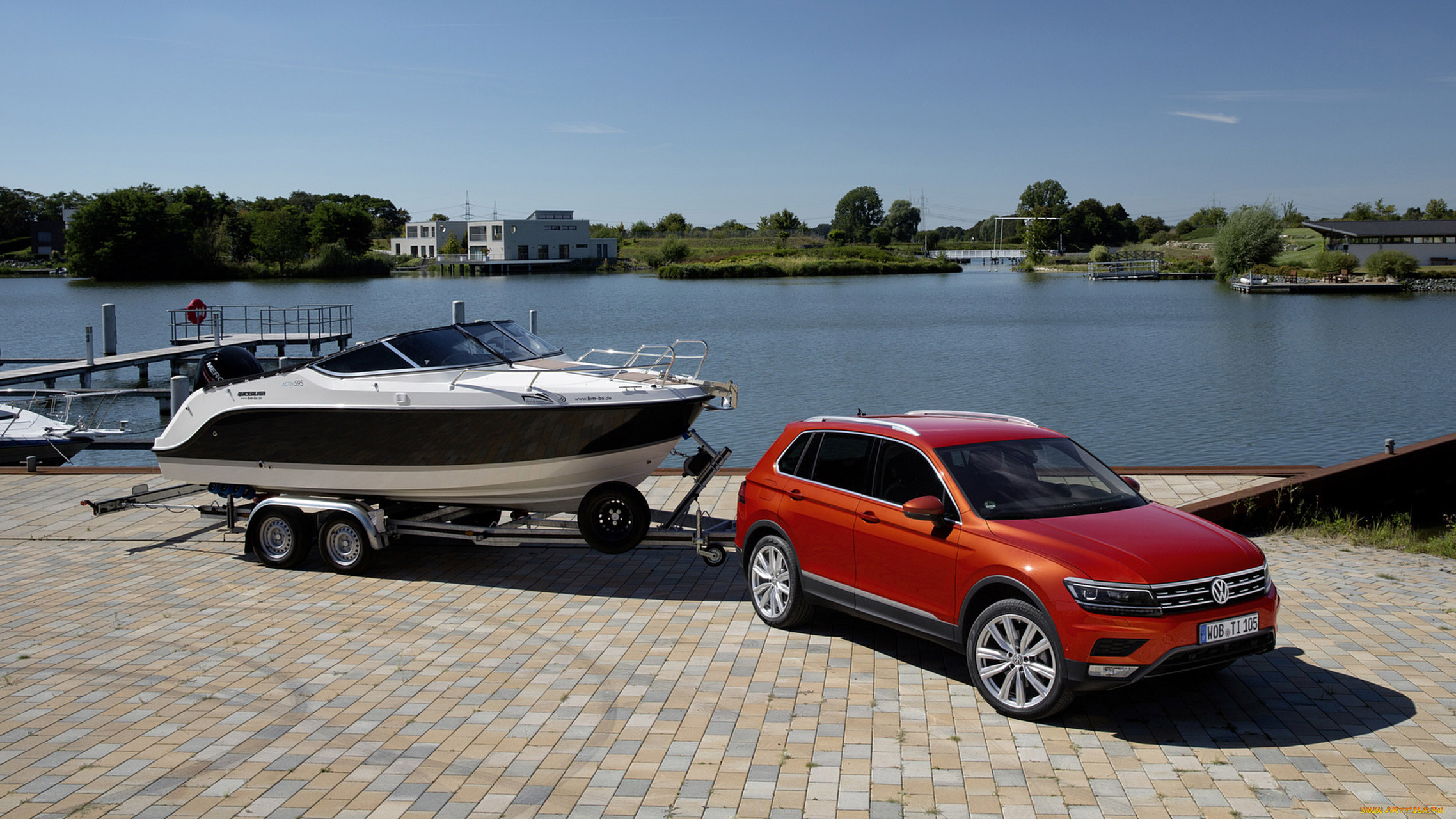 volkswagen tiguan with a trailer 2017, , volkswagen, tiguan, trailer, 2017